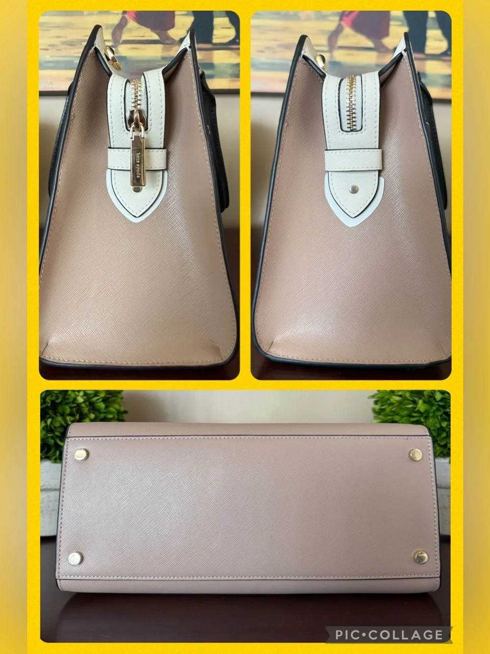 KATE SPADE ♠️New York 🤎Madison🤎 COLORBLOCK MEDIUM SATCHEL BAG 🌟LIKE NEW🌟